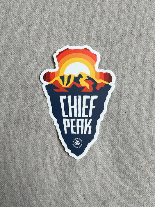 Chief Peak Sticker